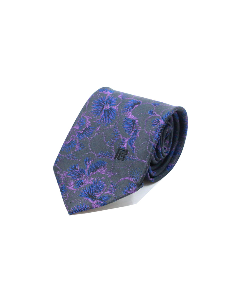 1990s Pierre Balmain Floral Pattern Tie